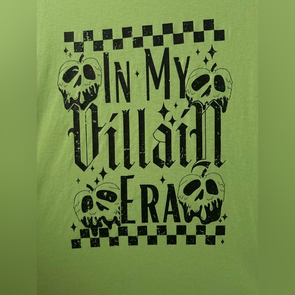 2XL “In My Villain Era” T-Shirt - LIME GREEN - Picture 1 of 6